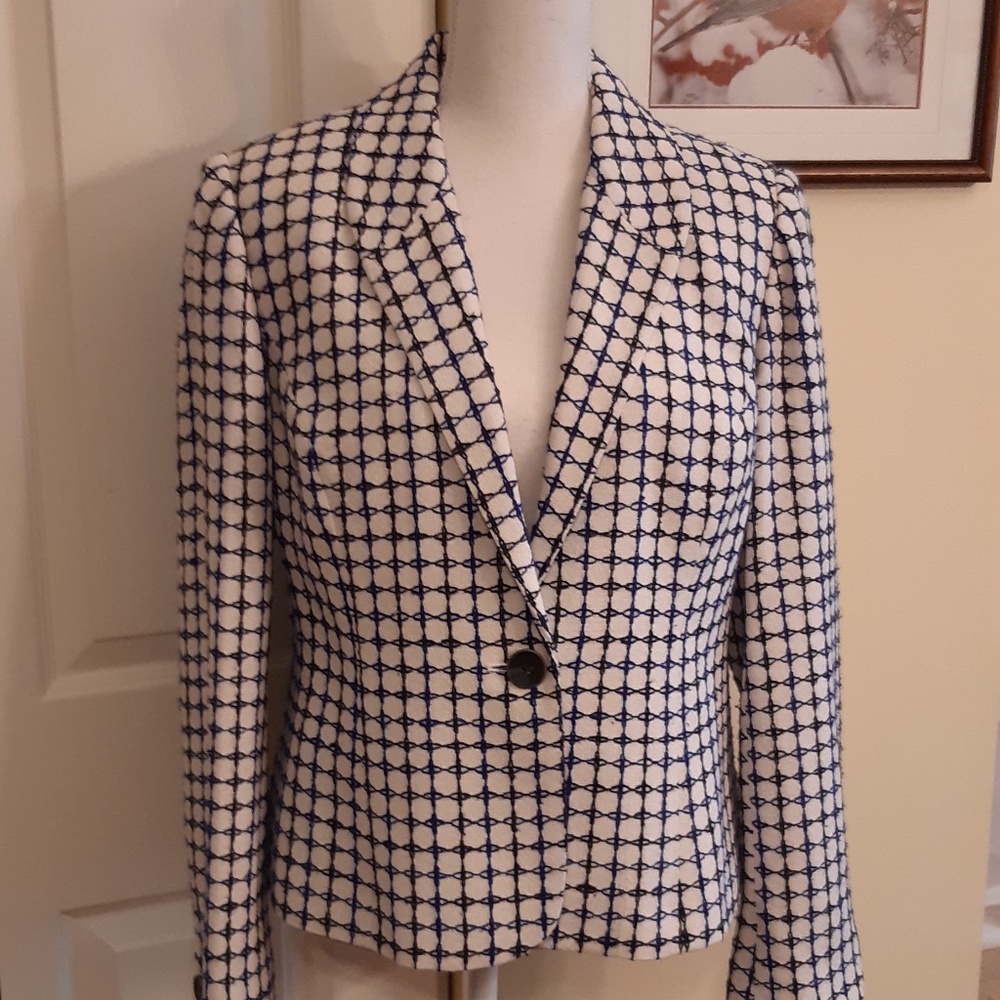 Pendleton silk and cotton light weight blazer 12